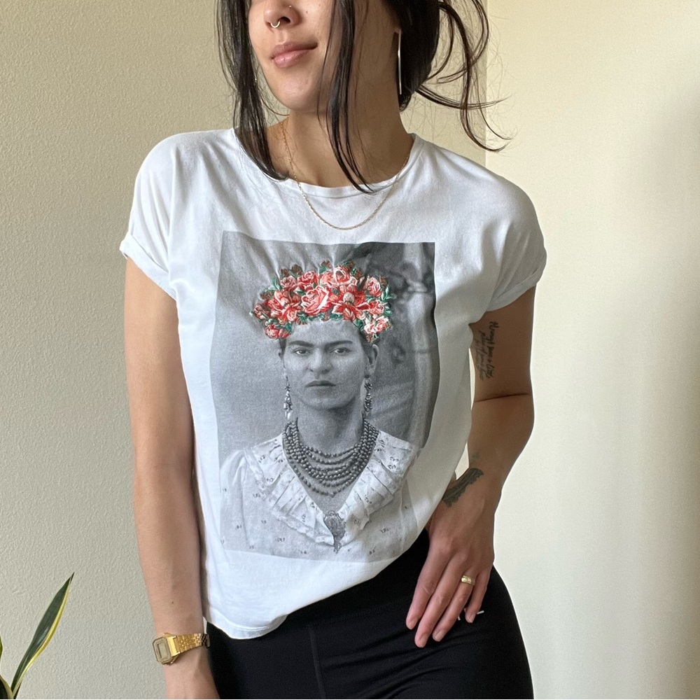 Size small Frida Kahlo shirt from Mango